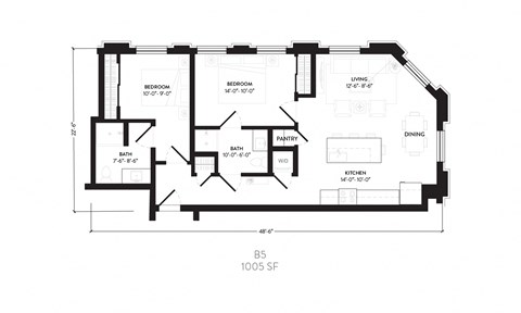 the plan of the ground floor of the house